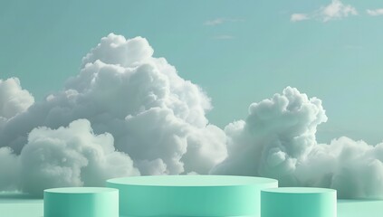 Green Stage in the Night Sky