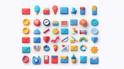 icons set for business