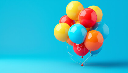 Obraz premium Balloons displaying eco-friendly messages, promoting sustainability and environmental consciousness with vibrant designs and impactful slogans.