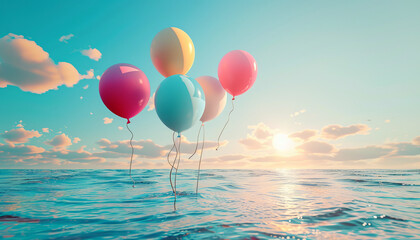 Fototapeta premium Happy Birthday! May your day be filled with joy, love