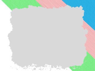 Colorful Background PPT Template with Grey Space for Text