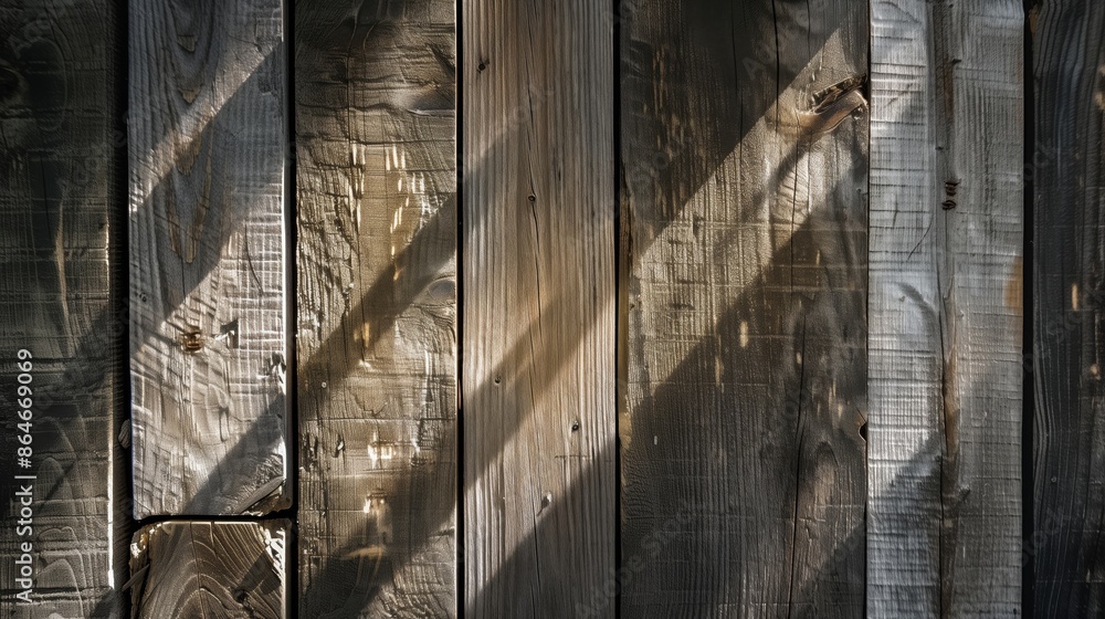 Poster tongue-and-groove boards create depth through shadows and highlights, adding visual interest and tex