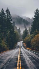 Road, Beautiful wallpaper, Highway image wallpaper - generative ai