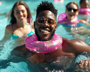 Friends Having a Pool Party Swimming, Splashing, and Summer Fun The Ultimate Guide to a Joyful Swimming Party with Friends, Covering Water Games, Pool Activities, and Outdoor Summer Celebration