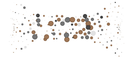 gold  confetti falling down isolated on transparent background.