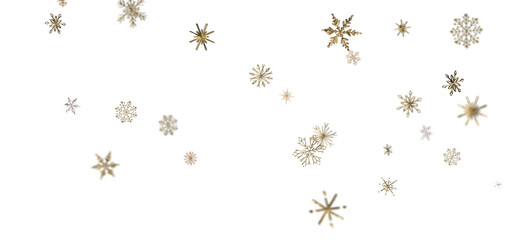 Snowflakes - Christmas Card - Snowflakes Of Paper In Frame