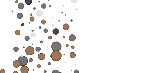 gold  serpentine confetti on transparent background. luxury isolated