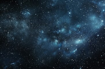 Fototapeta premium A Night Sky Filled With Stars and Nebulae