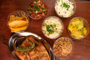 stew with potatoes and vegetables