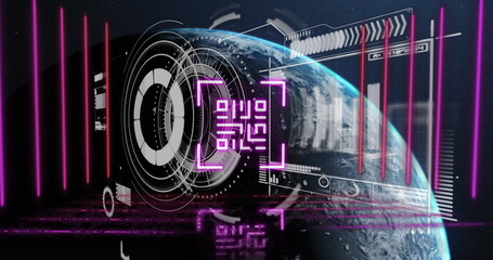 Image of scope scanning data processing over networks of connections