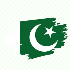 illustration of an flag Pakistan
