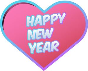 New Year Sticker 