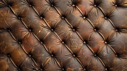 Fototapeta premium Old leather detailing vintage patina
