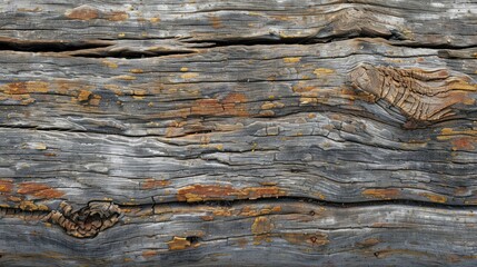 Naklejka premium Old wood grain rustic and timeless