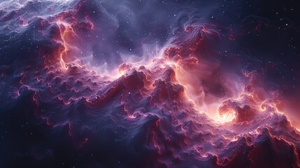 Fototapeta premium Abstract illustration wallpaper with neon lights and colors. Generative AI 