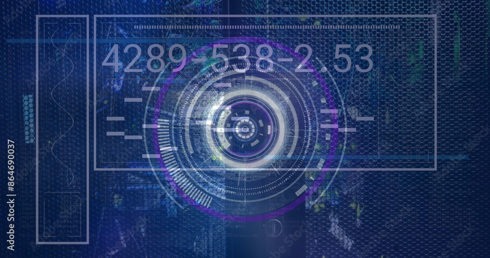 Poster image of scope scanning and data processing on screen