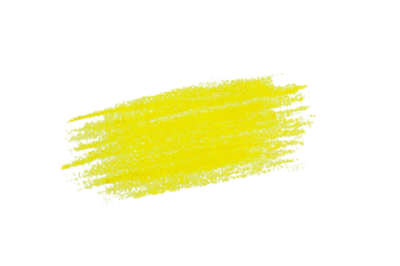 golden yellow colored hand drawn wax crayon chalk rough strokes texture,cutout in transparent background,png format