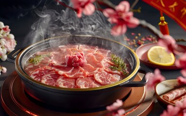 Majestic Mountain Range Landscape with Dramatic Skyline and Dramatic Lighting