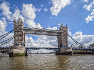 london tower bridge in london on a sunny day
