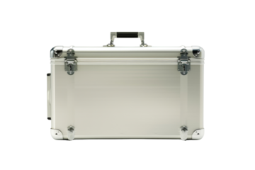 Aluminum Suitcase with Chrome Accents