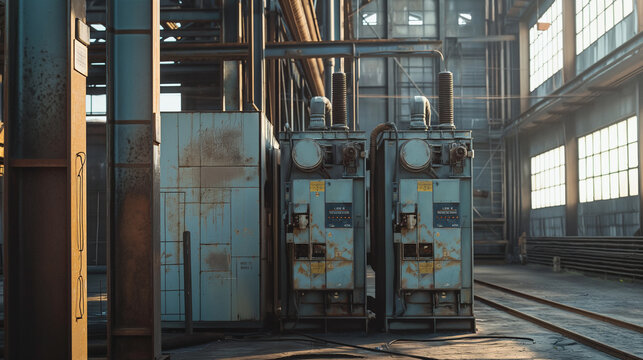 transformer at power plant 