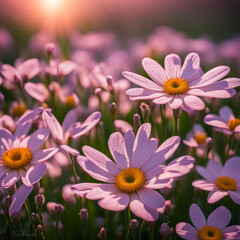 Obraz premium Blooming Wonders: A Photographic Journey Through the World of Flowers