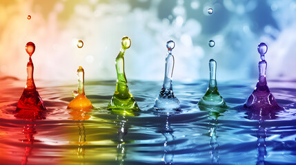 Understanding the PH Scale: A Color Coded scientific Representation with Water Testing