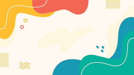 Hand drawn abstract fluid background