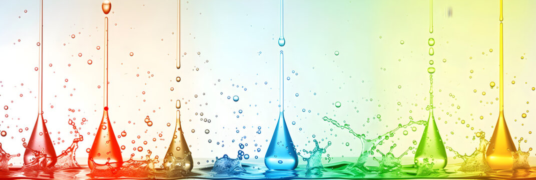 Understanding the PH Scale: A Color Coded scientific Representation with Water Testing