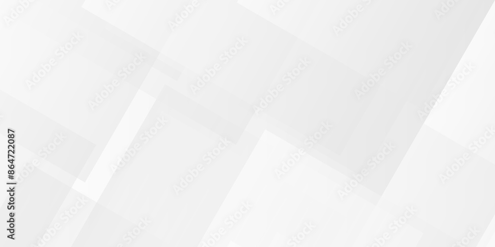 Aufkleber modern white and gray technology concept diamond triangle geometric line background. white abstract 