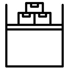 Box Industry Product Line Icon