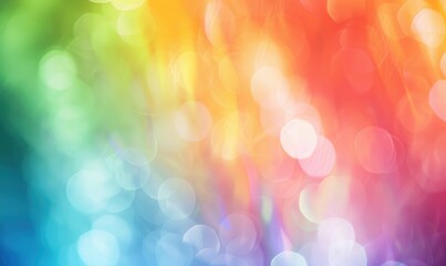 Obraz premium Soft Focus Abstract Rainbow Color Background With Blurry Glow