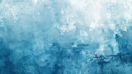 Abstract Sky Blue Grunge Texture Wall Background