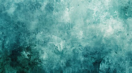 Obraz premium Abstract Teal Color Grunge Texture Background