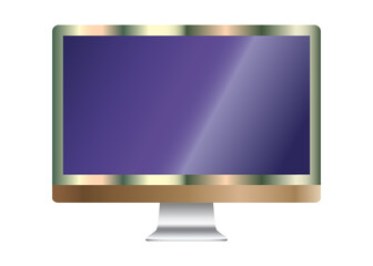 TV 4K flat screen lcd or oled, realistic plasma TV with stand.