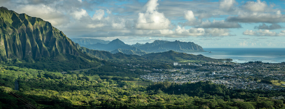 Koolau Mountain Range, Oahu, Hawaii