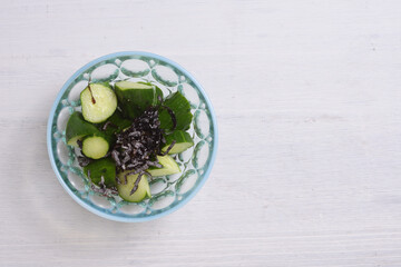 きゅうりと塩昆布の和え物