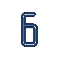 Monogram 6. Number 6. Number 6 design logo. Monogram letter mark 6 logo design. Monogram design vector logo. Monogram number 6 logo design. Simple number 6 monogram. Monogram 6 design logo.