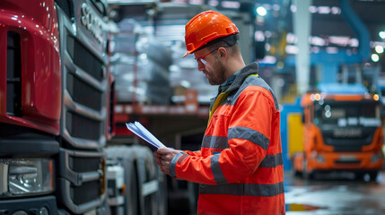 The engineer is conducting an inspection of the suspension system.