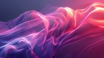 Obraz premium A purple and pink fabric with a wave pattern