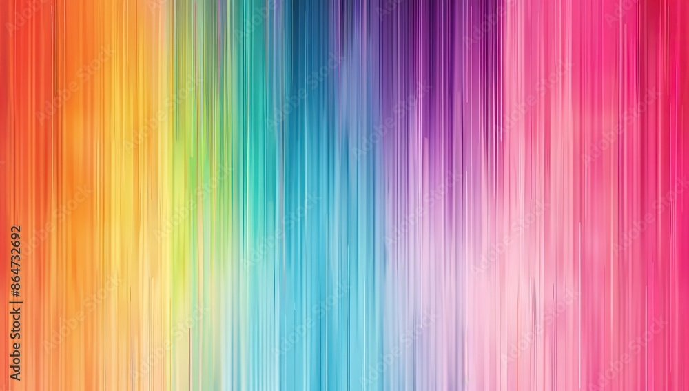 Poster abstract rainbow gradient background with blur and bokeh effects background