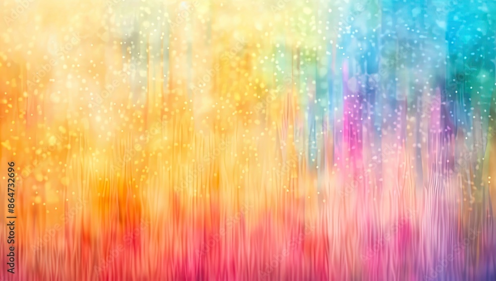 Poster abstract rainbow gradient background with blur and bokeh effects background