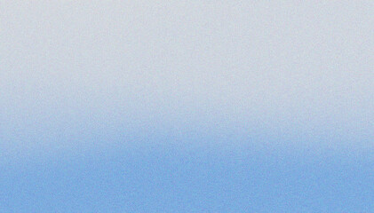 Grainy white sky blue gradient background with blazing sky blue light and noise texture effect banner in the background