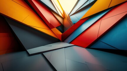 Fototapeta premium A colorful wall with many different colored squares