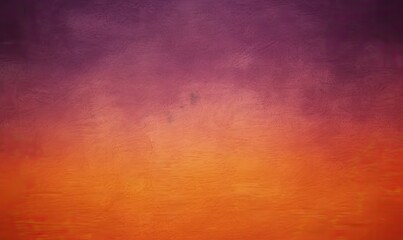 Obraz premium Abstract Orange and Purple Gradient Background With Textured Wall