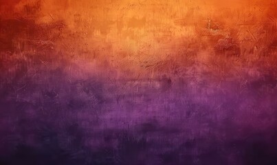 Fototapeta premium Abstract Orange and Purple Gradient Background With Textured Wall