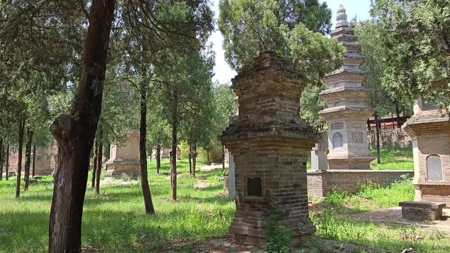 China, Luoyang, Shaolin Temple, Pagoda Forest
