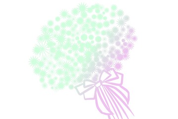 花束のポストカード