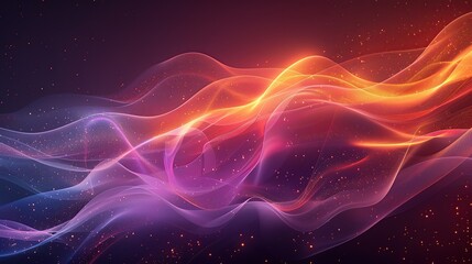 Obraz premium Colorful Fluid Waves