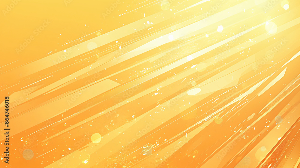 Poster abstract orange background with diagonal lines and white bokeh, with copy space text for website, ap
